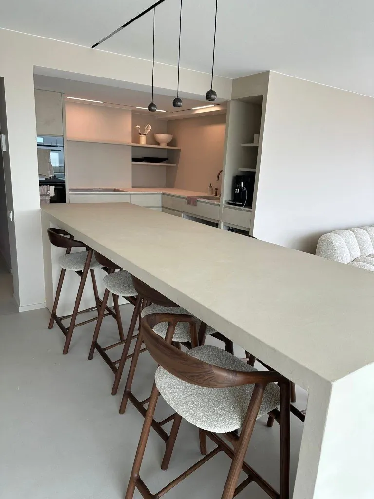 Keuken met Mortex-eiland